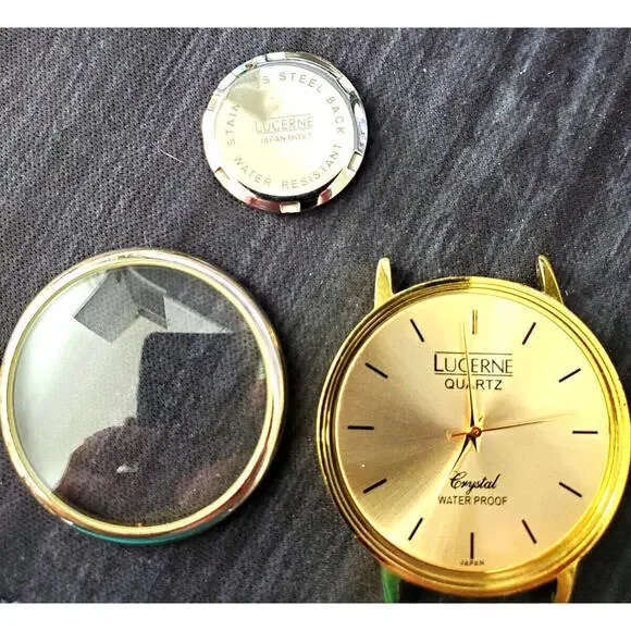EXTREMELY Rare Vintage Lucerne Swiss Design Split Case Watch